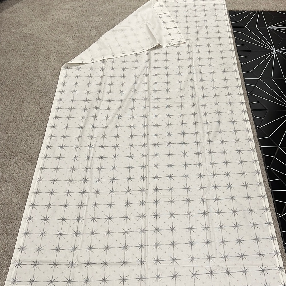 West Elm window curtains. 48” wide by 95” tall.
